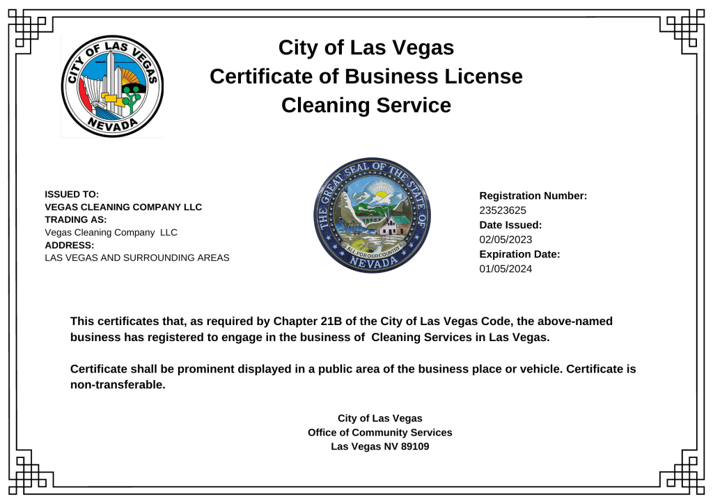 Request For a Free Quote Las Vegas Cleaning Services